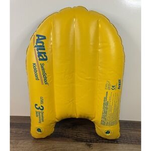 Vintage Aqua Swim School Inflatable Kick Board May Pool Float Training Kickboard